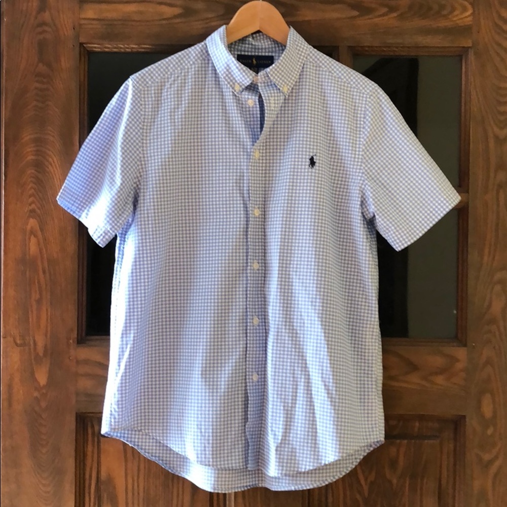 Ralph Lauren Boys short sleeve button down shirt